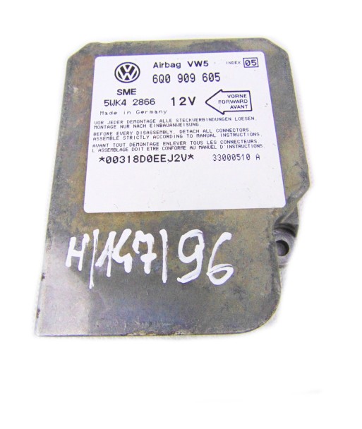 Moduł sensor airbag VW AUDI SEAT SKODA 6Q0909605 Moduł sensor airbag VW AUDI SEAT SKODA 6Q0909605