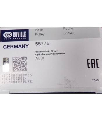 Rolka prowadząca RUVILLE 55775 AUDI SEAT VW