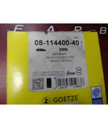 Zestaw pierścieni tłoka GOETZE ENGINE 08-114400-40