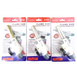 Palnik gazowy biały ceramiczny Kartusz automatyczny