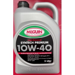 Olej silnikowy Meguin Syntech Premium SAE 10W-40 5L