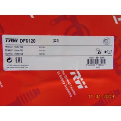 Tarcze hamulcowe przód  TRW DF6131S