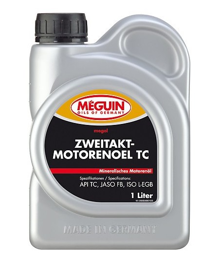 Olej silnikowy Meguin Zweitaktmotorenoel TC 1L 4880