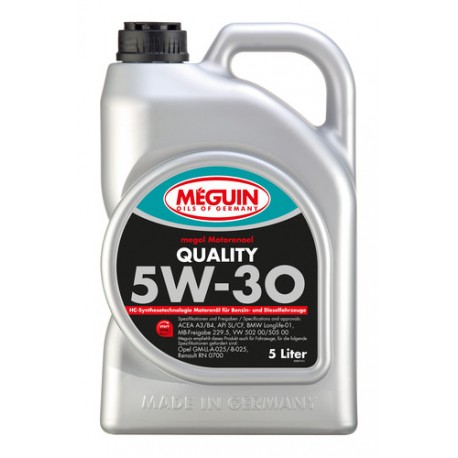Olej Meguin Quality SAE 5W-30 5L 6567 Olej Meguin Quality SAE 5W-30 5L 6567