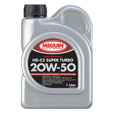 Olej Meguin HD-C3 Super Turbo SAE 20W-50 1L 4627 Olej Meguin HD-C3 Super Turbo SAE 20W-50 1L 4627