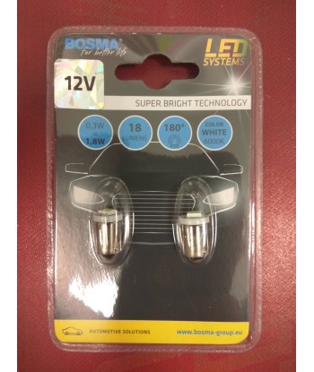 Żarówka 12v Bosma BA9S 1x LED SMD5050 2SZT