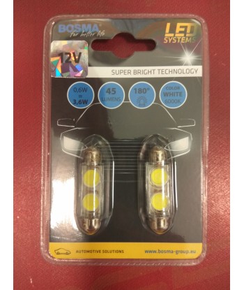 Żarówka 12v Bosma rurka 2x LED SMD7080 2SZT