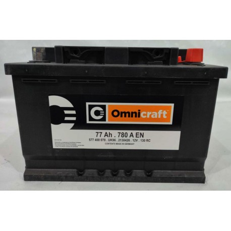 Akumulator OMNICRAFT 12V 56Ah 480A (EN) P+ Akumulator OMNICRAFT 12V 56Ah 480A (EN) P+