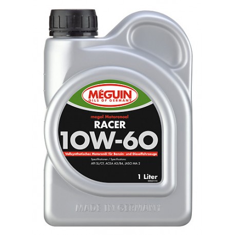 Olej silnikowy Meguin megol Motorenoel RACER SAE 10W-60 1L Olej silnikowy Meguin megol Motorenoel RACER SAE 10W-60 1L