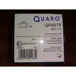 Klocki hamulcowe QUARO QP 8078