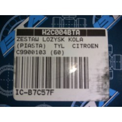 Zestaw łożysk koła BTA H2C004BTA