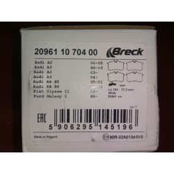 Klocki hamulcowe BRECK 209611070400