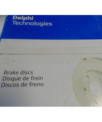 Tarcze hamulcowe przód DELPHI BG4328 - komplet dwóch tarcz