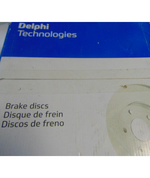 Tarcze hamulcowe przód DELPHI BG4328 - komplet dwóch tarcz