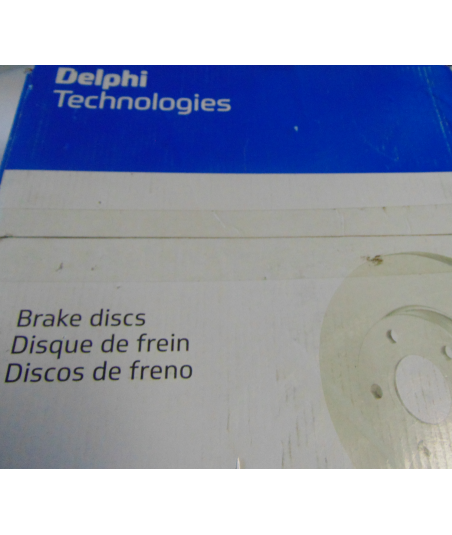 Tarcze hamulcowe przód DELPHI BG4328 - komplet dwóch tarcz