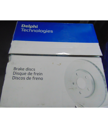 Tarcze hamulcowe tył DELPHI BG4787 - komplet dwóch tarcz
