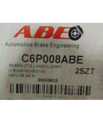 Bęben hamulcowy ABE C6P008ABE