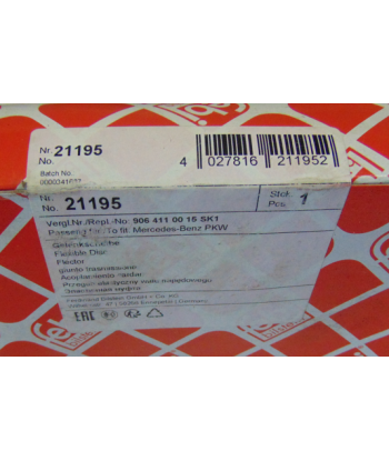 Przegub elastyczny wału napędowego FEBI 21195