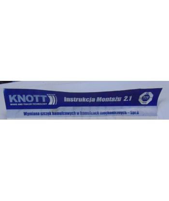 Szczęki Hamulcowe KNOTT 4711 - komplet na jedno koło