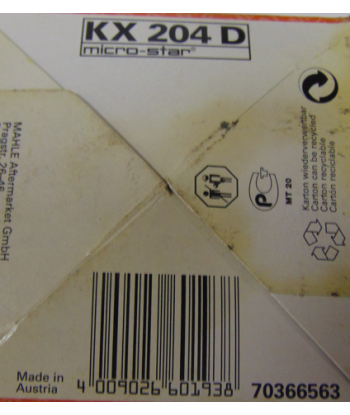 Filtr paliwa KNECHT KX204D