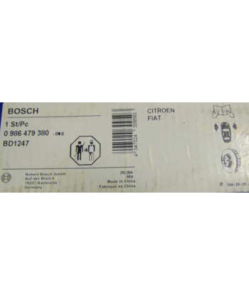 Tarcza hamulcowa przód BOSCH BD1247 (0986479380)