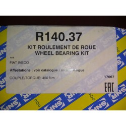 Zestaw łożsyk koła SNR R140.37