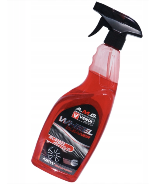 Płyn do czyszczenia felg A.M.G. Venol Wheel Cleaner Super Active krwawa felga