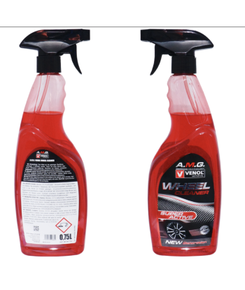 Płyn do czyszczenia felg A.M.G. Venol Wheel Cleaner Super Active krwawa felga