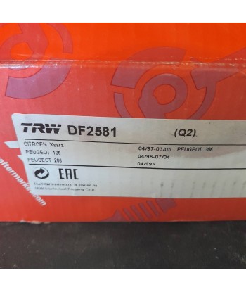 Tarcze hamulcowe TRW DF2581 Komplet Nowe