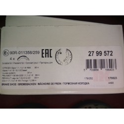 Szczęki hamulcowe NK 2799572