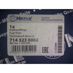 Filtr paliwa MEYLE 7143230002
