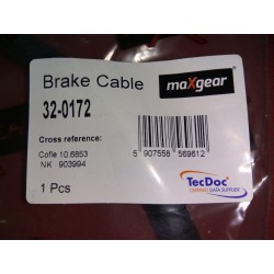 Linka hamulca ręcznego MAXGEAR 32-0172