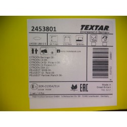 Klocki hamulcowe TEXTAR 2453801