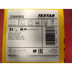 Klocki hamulcowe TEXTAR 2366901