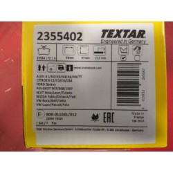 Klocki hamulcowe TEXTAR 2355402