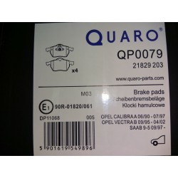 Klocki hamulcowe QUARO QP0079