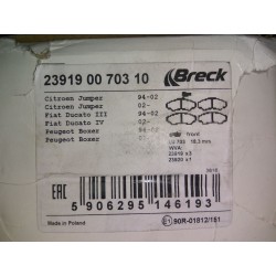 Klocki hamulcowe BRECK 239190070310