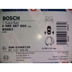 Szczęki hamulcowe BOSCH 0986487660