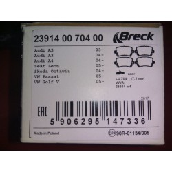 Klocki hamulcowe BRECK 239140070400