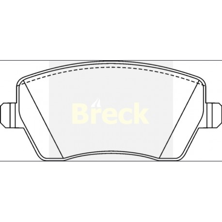 Klocki hamulcowe BRECK 239730070200 Klocki hamulcowe BRECK 239730070200