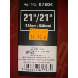 Pióra wycieraczek KAMOKA WIPER BLADES 27E04 530mm/21" 530mm/21"