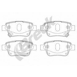 Klocki hamulcowe BRECK 236200070210