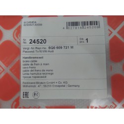 Linka hamulca postojowego FEBI BILSTEIN 24520