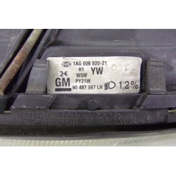 Lampa lewa przednia Opel Omega B 1AG00692021